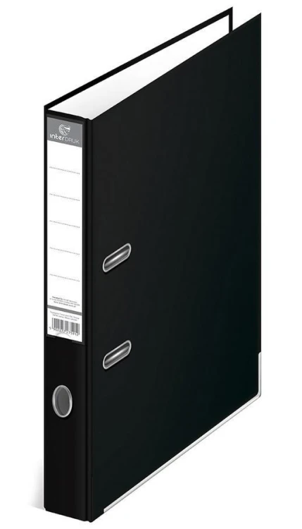 Segregator A4/50K czarny, INTERDRUK