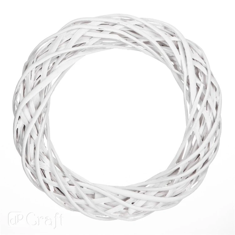 Wianek wiklynowy biały 36cm, Dalprint