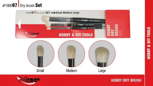 Zestaw pędzli dry brush