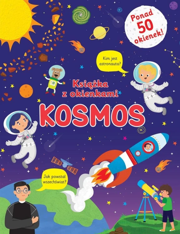 Kosmos. Książka z okienkami, praca zbiorowa