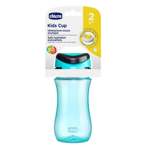Kubek z twardym ustnikiem 350ml niebieski, Chicco