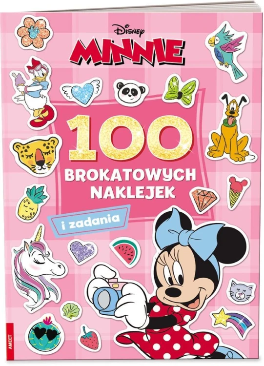 Minnie. 100 brokatowych naklejek, praca zbiorowa