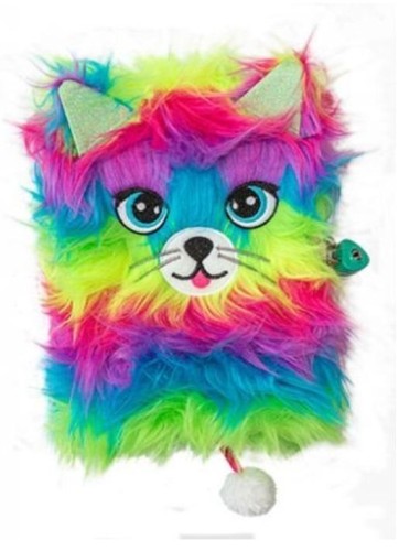 Pamiętnik z kłódką A5/96K Rainbow Cat, ST-MAJEWSKI