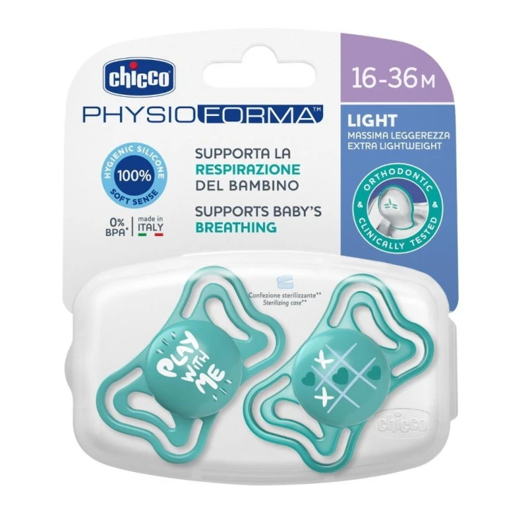 Smoczek uspokajający PhysioForma Light nieb 16-36m