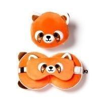 Poduszka podróżna i maska na oczy Panda Adoramals
