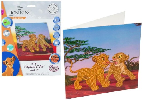 Diamentowa mozika Simba i Nela 18x18cm, Pro Kids