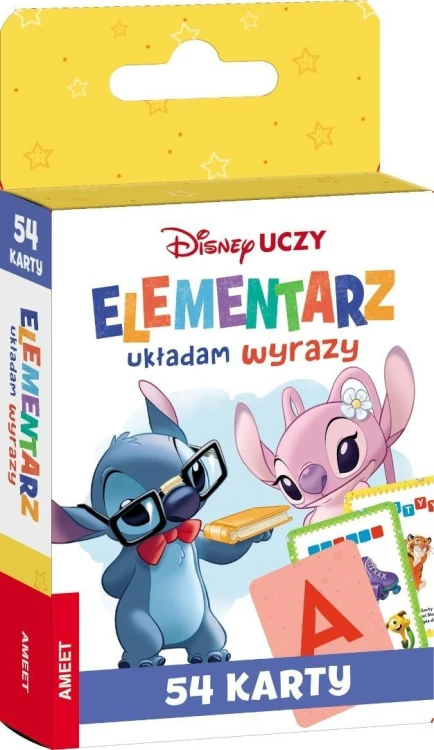 Disney Uczy. Elementarz. Układam wyrazy. Karty