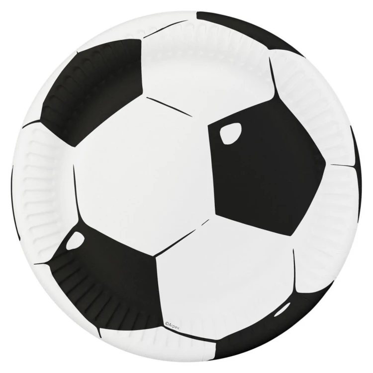Talerze papierowe Gol! 8szt