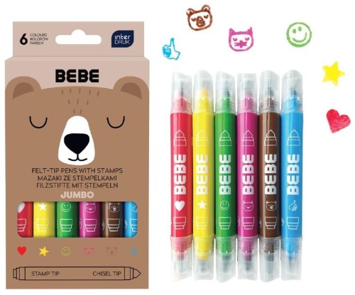 Mazaki jumbo ze stempel 6szt Bebe Friend