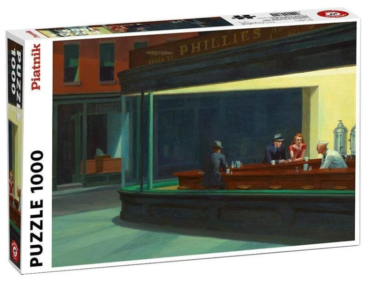 Puzzle 1000 Hopper Nighthawks PIATNIK, Piatnik