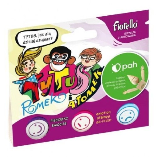 Stempelki Emocje Tytus 3szt FIORELLO, Fiorello