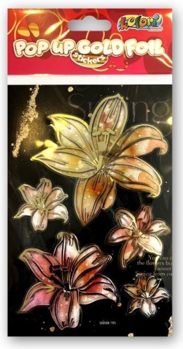 Naklejki foliowe Gold Lilies PENMATE, Penmate