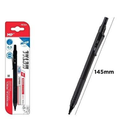 Ołówek mechaniczny metalowy 0,5mm + wkłady HB