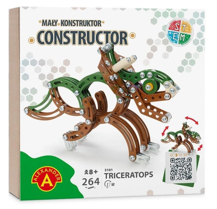 Mały Konstruktor - Triceratops ALEX, Alexander