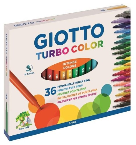 Pisaki Turbo Color 36 kolorów GIOTTO, Giotto