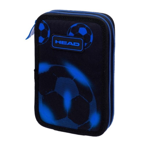 Piórnik podwójny bez wyp Head Neo Blue Football