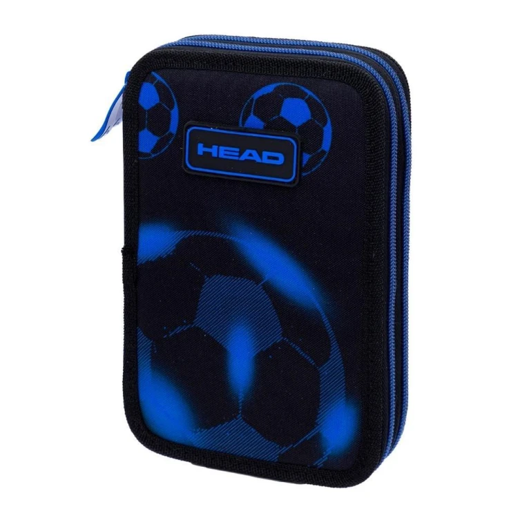 Piórnik podwójny bez wyp Head Neo Blue Football