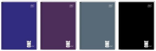Brulion A4/96K kratka One Color (5szt), INTERDRUK