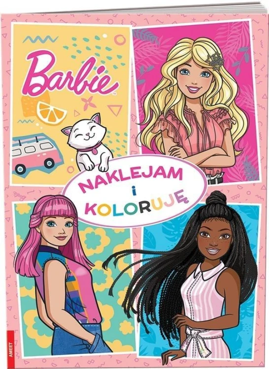 Barbie. Naklejam i koloruję, praca zbiorowa