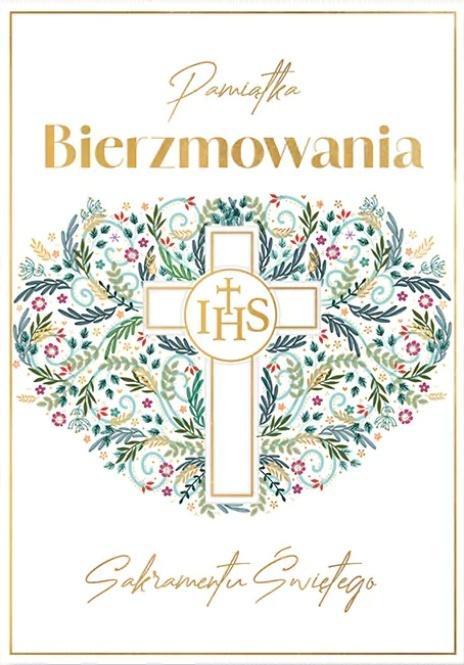Karnet A5 Bierzmowanie. Krzyż