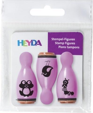 Zestaw stempli 3szt Zwierzątka, Heyda