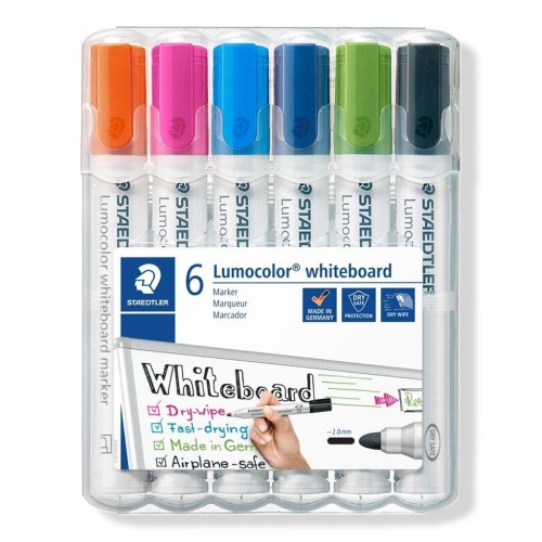 Marker Lumocolor 6 kolorów STAEDTLER, Staedtler