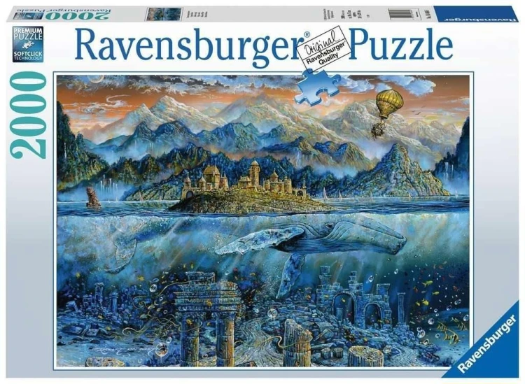 Puzzle 2000 Wieloryb mądrości, Ravensburger