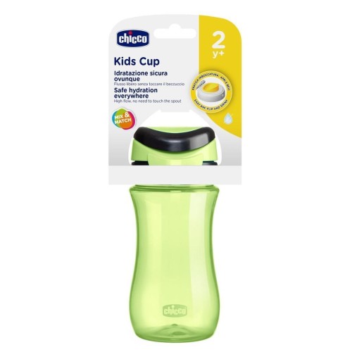 Kubek z twardym ustnikiem 350ml zielony, Chicco