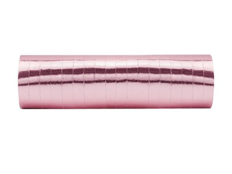 Serpentyny różowe złoto 3,8m 18 szt
