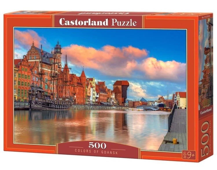 Puzzle 500 Colors of Gdansk, Castorland