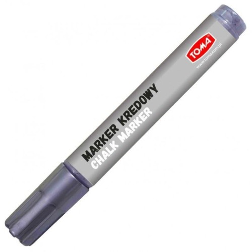 Marker kredowy 4,45 mm srebrny TOMA, TOMA