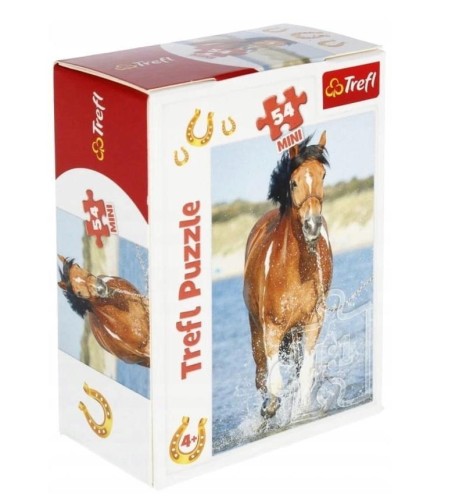 Puzzle 54 mini Świat koni 1 TREFL, Trefl