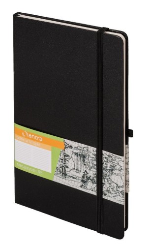 Notes A5 kropki Romantyzm czarny, Antra