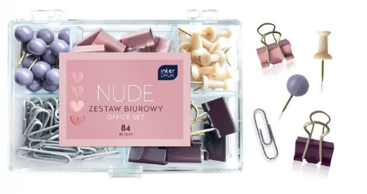 Zestaw biurowy Nude 84el, INTERDRUK