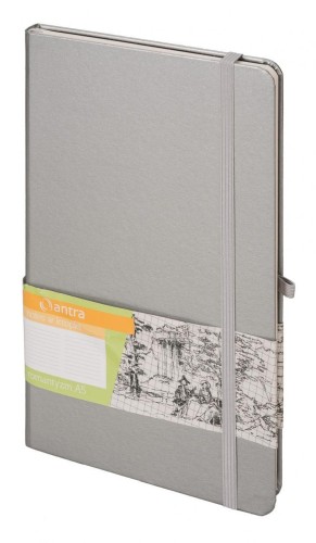 Notes A5 Kropki Romantyzm Srebrny ANTRA, Antra