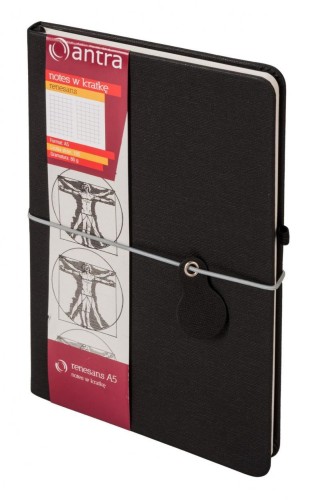Notes A5 Kratka Renesans Czarny ANTRA, Antra