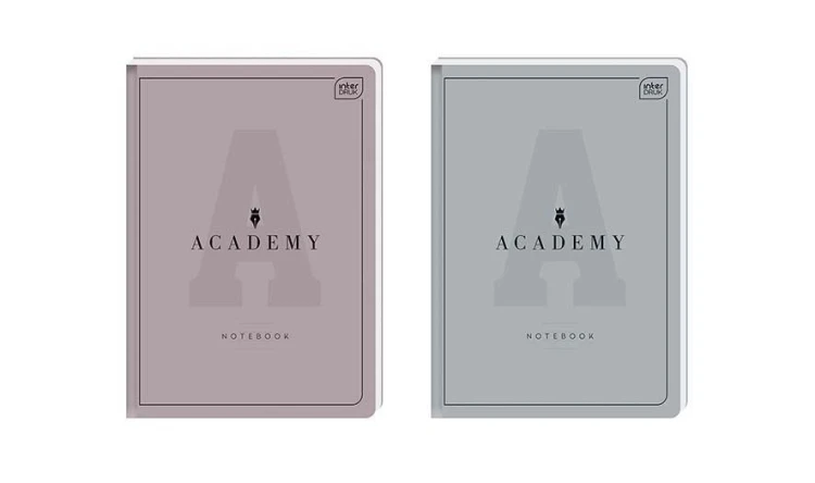 Brulion A4/96K linia Academy (5szt), INTERDRUK