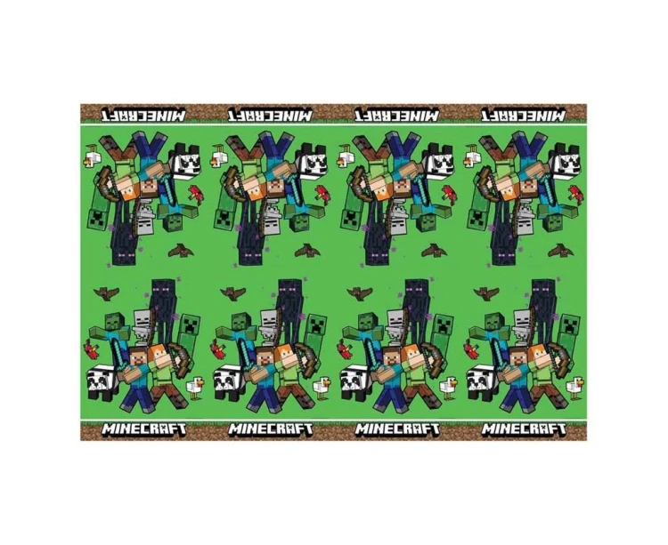 Obrus plastikowy Minecraft 120x180cm