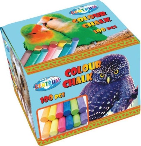 Kreda tablicowa kolorowa 100szt 80373, Centrum