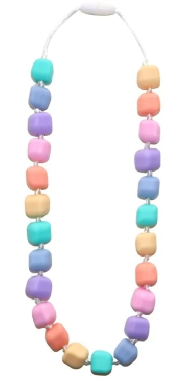 Sensoryczny naszyjnik pastel - gryzak, Jellystone