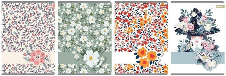 Zeszyt A5/60K kratka Flower (5szt), Beniamin