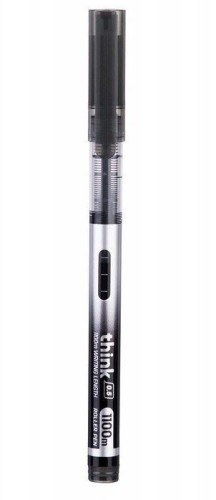 Pióro kulkowe Think 0,5mm czarne (12szt), DELI