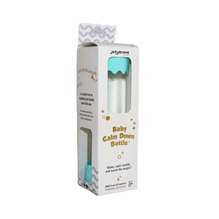 Sensoryczna butelka dla niemowląt - soft mint