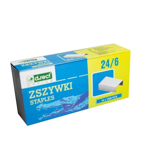 Zszywki 24/6 (1000szt), D.RECT