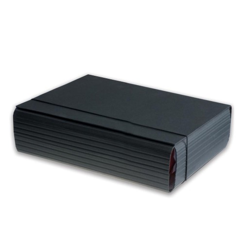 Teczka łamana A4/10cm na gumkę Eco czarna PENMATE