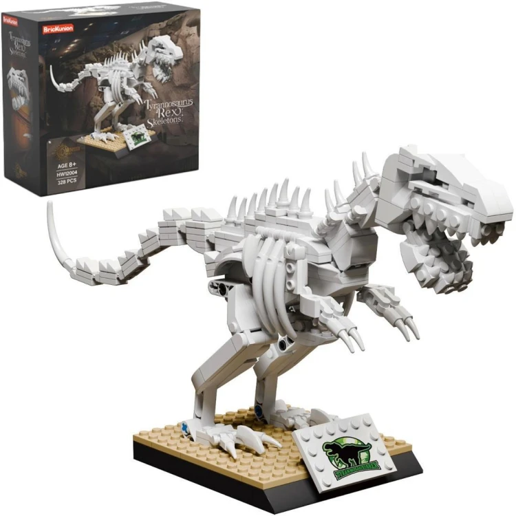 Klocki szkielet dinozaur t-rex 328el, Trifox