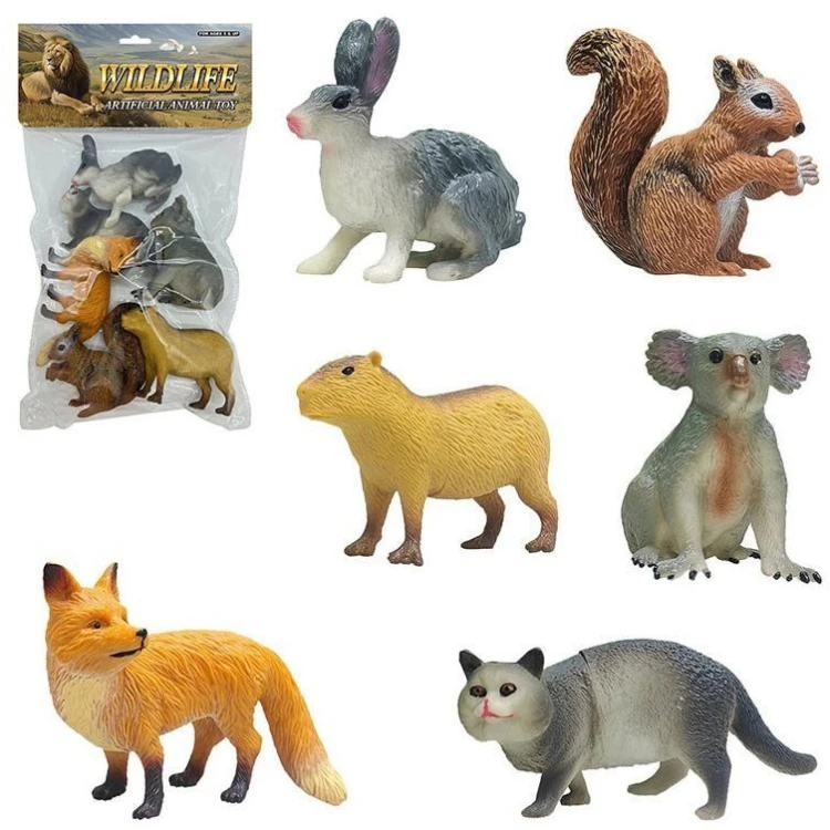 Zwierzęta dzikie leśne 6szt, Trifox