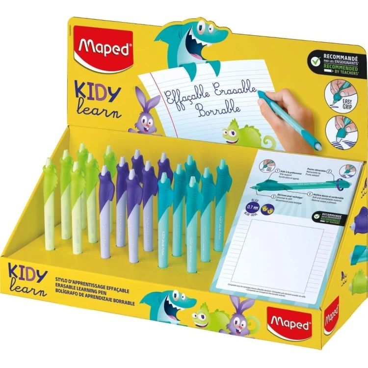 Długopis wymazywalny Kidy Learn (18szt) MAPED