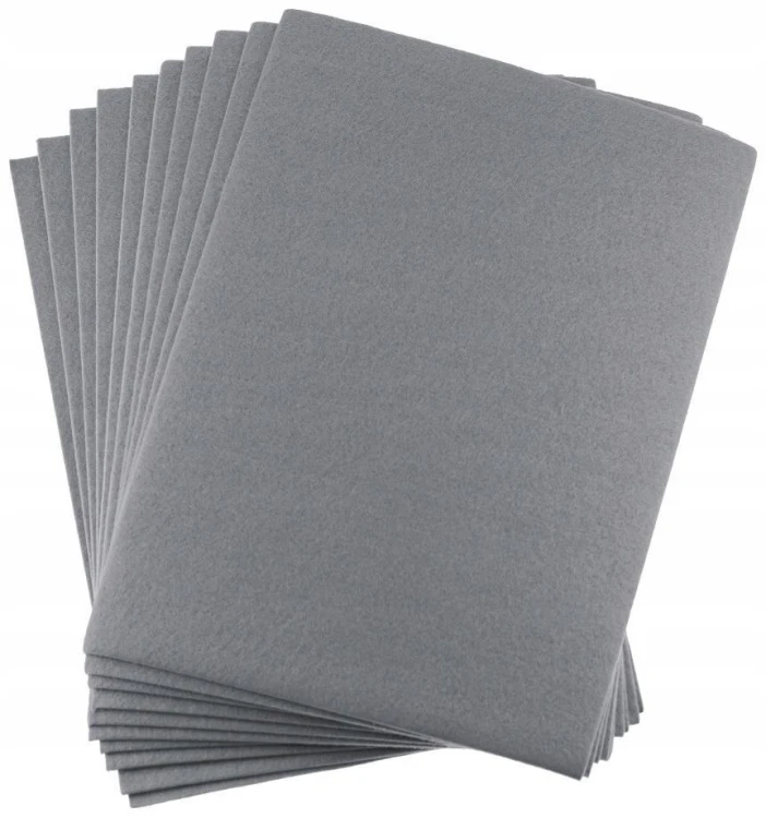 Filc A4 szary 2mm 10szt, Brewis