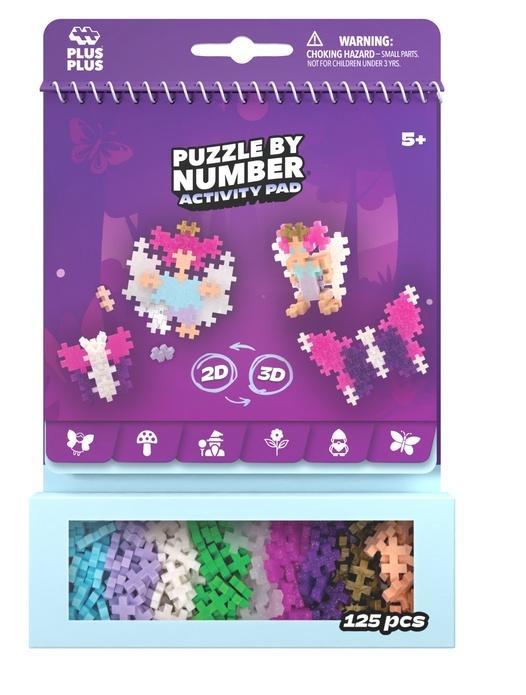 Klocki Plus-Plus puzzle by number las 125el